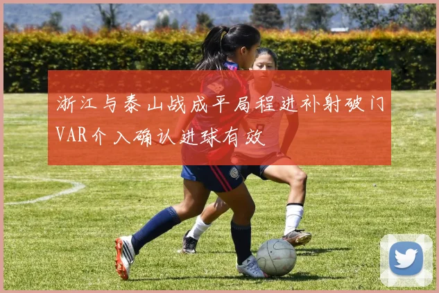 浙江与泰山战成平局程进补射破门VAR介入确认进球有效